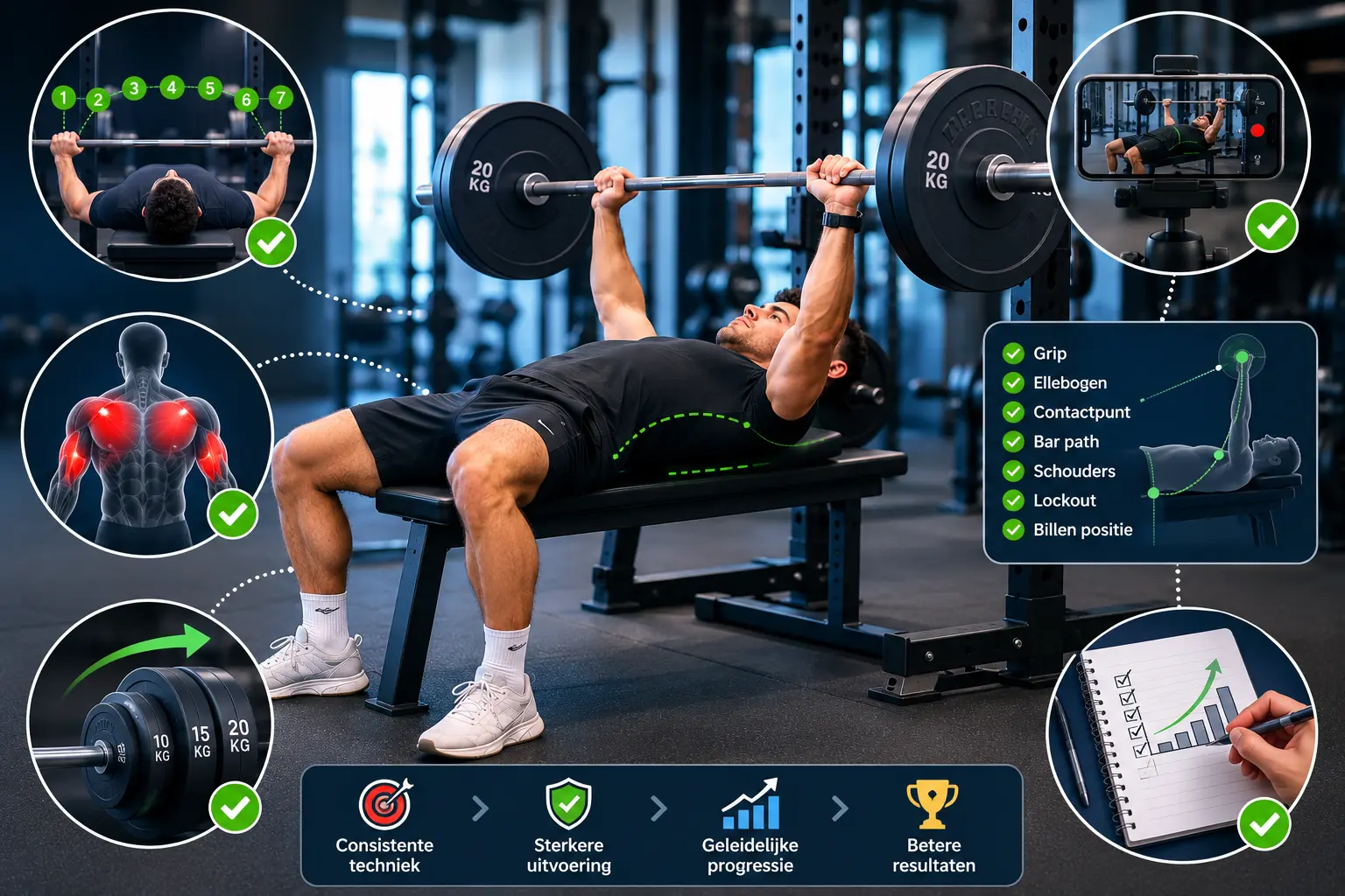 Hoe verbeter je je bench press
