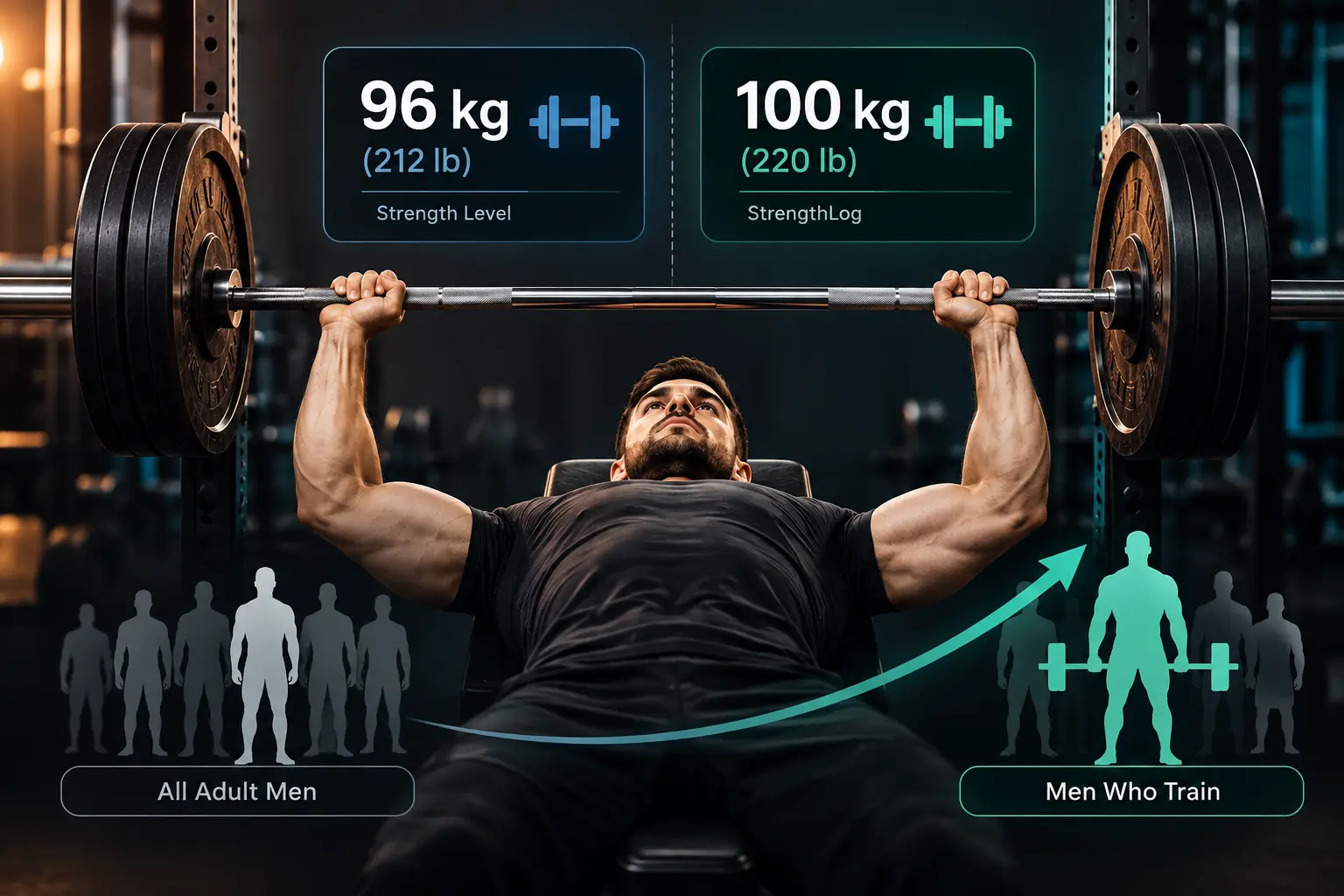 What Is the Average Bench Press for a Man